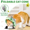 GoGoPaw Cat Cone Collar Soft to Stop Licking, Adjustable, Foldable