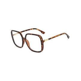 QxAiVMin Oversized Square Reading Glasses, Blue Light Blocking Big Frame Readers for Women, Large Compuer Goggle Eyeglasses