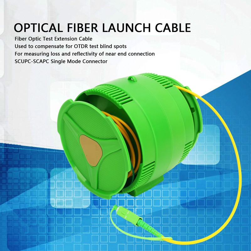 OTDR Launch Cable Optical Fiber Test Extension Cable SCUPC SCAPC