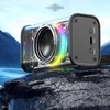 Bluetooth Speaker with Colorful Lights Loud Subwoofer Surround Sound Rechargeable