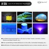 LIGHTFE Black Light UV301-395nm UV Light AA batery Blacklight uv
