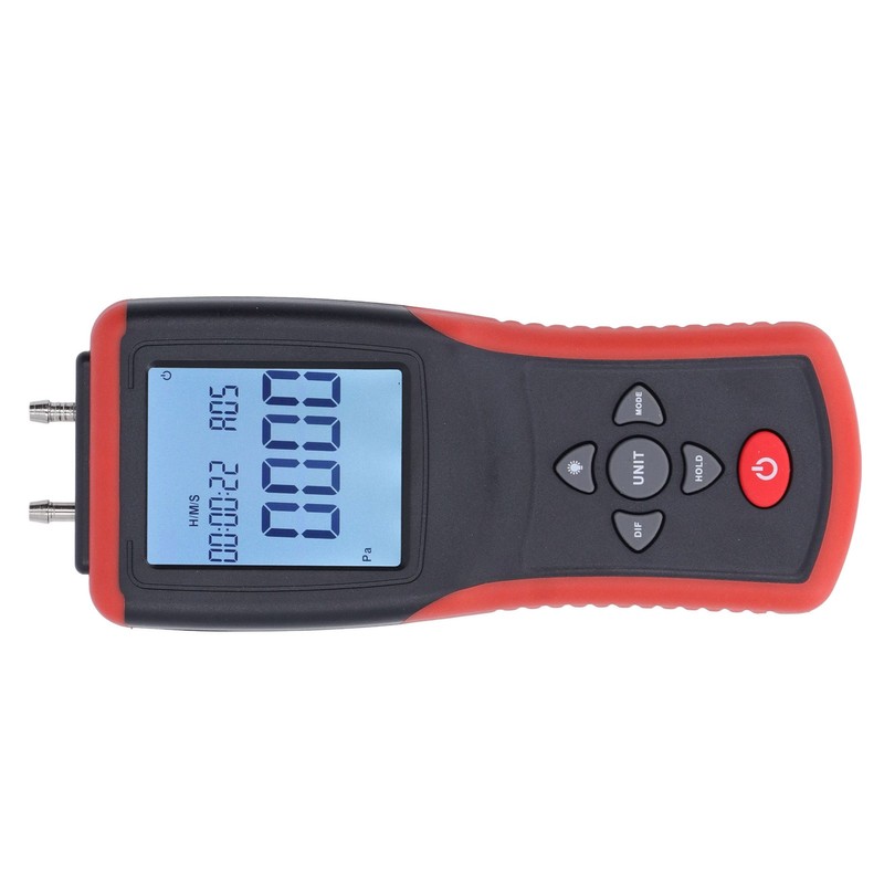 Digital Manometer 12 Units Selectable Multi Function Digital Differential Pressure