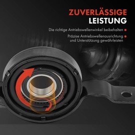 Frankberg Drive Shaft Support Bearing Rear Axle Compatible with Q5 8RB 2.0L-3.2L 2008-2017 Replace# 95B521101N