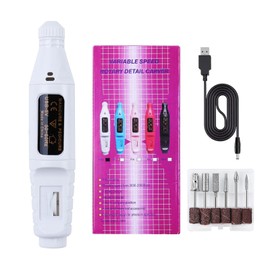 Coollooda Electric Nail Machine, Nail Machine, Nail Drill, USB Powered, Electric Nail Care, Nail Polishing, Nail File, Exfoliating, Cuticle Treatment, Polishing, Gel Nails, Manicure Compatible, Hands