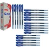SAINO Fine-X Ballpoint Pens, BLUE, 0.7mm Fine Point, Pack of