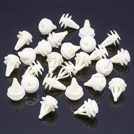 Rexka 30pcs Door Panel Retainers 91566-SP0-003 for Honda Acura Accord CR-V Civic Pilot Ridgeline CL Legend MDX RDX RL TL TLX TSX ZDX