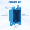 5-Pack Single Gang Electrical Outlet Box Extenders, 4.25x2.24x2.67 Inch Plastic