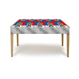 Folat 62853 Knight Tablecloth 130 x 180 cm Multi-Coloured 130 x 180 cm