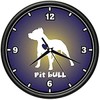 Love Pit Bulls Wall Clock Pitbulls Breeder Dog pet Lover