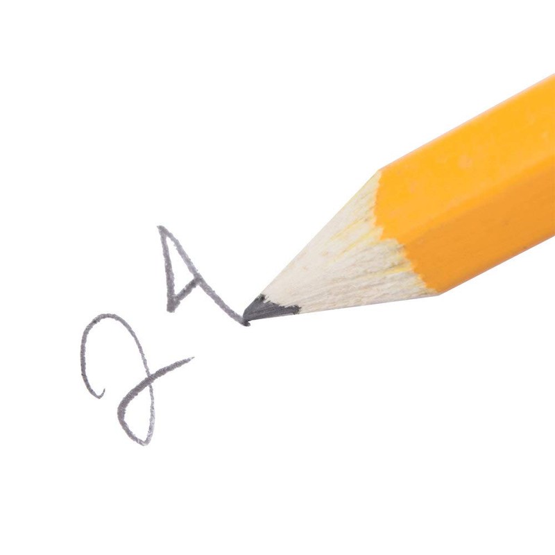 1InTheOffice Golf Pencils Bulk, Yellow Barrel HB Lead #2 4