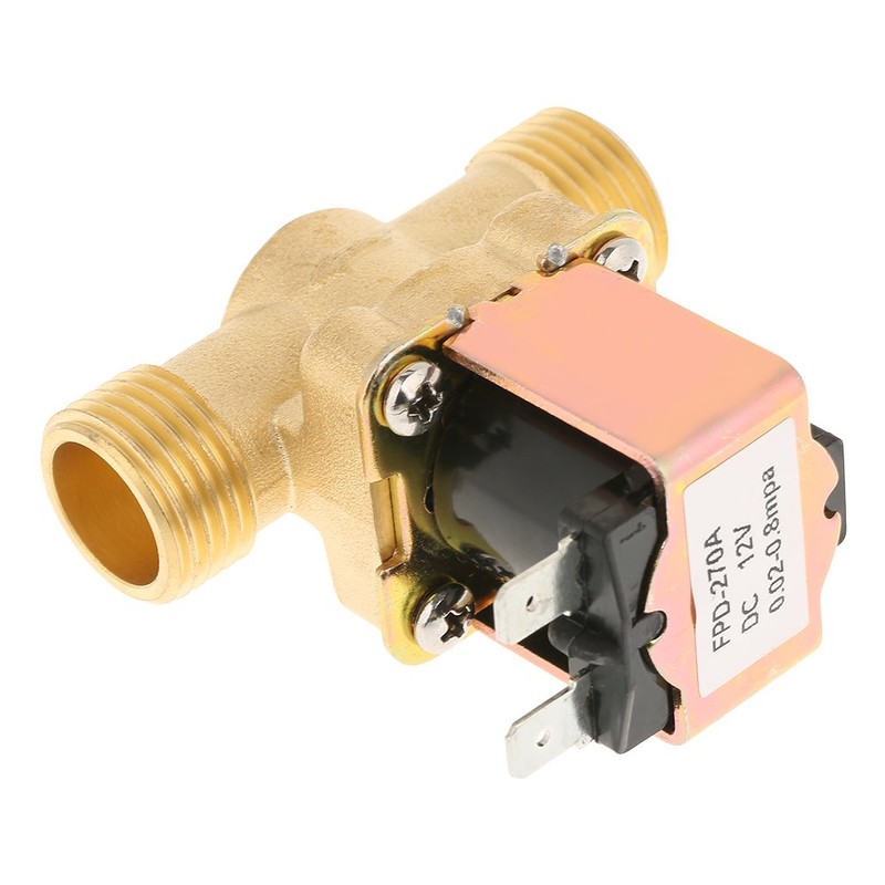 Asixx Electric Solenoid Valve, Electric Solenoid Valve, Normally Closed, Brass