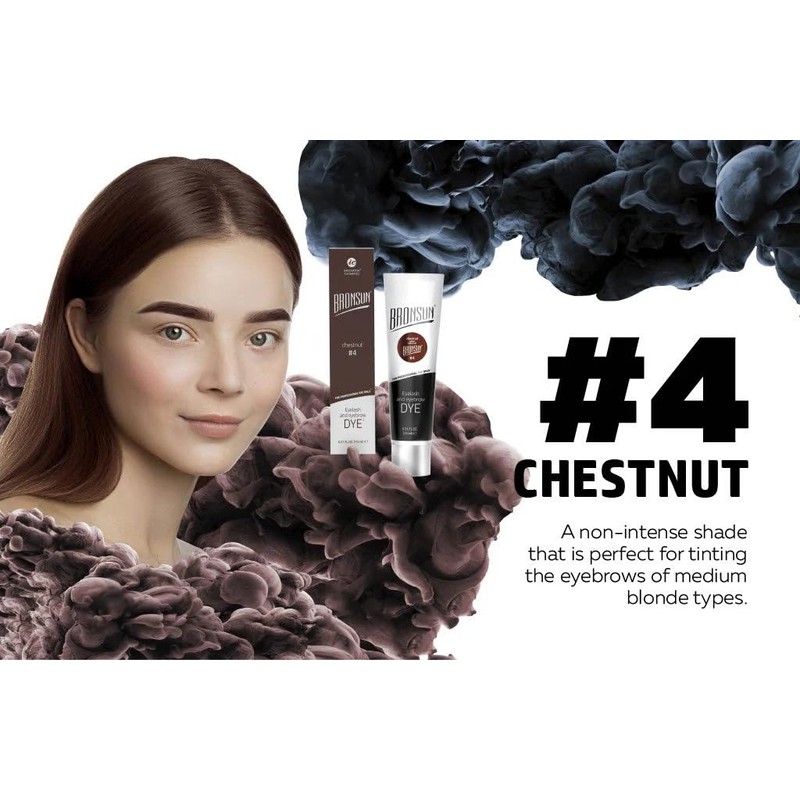 BRONSUN Brow & Lash Enhancer – Chestnut #4 – Warm