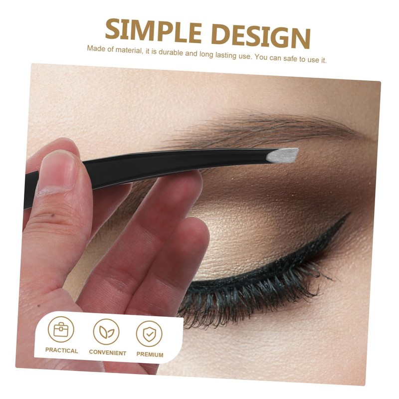 FOMIYES Stainless Steel Eyebrow Tweezers for Women Professional Grooming Tools