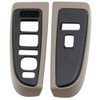 Parts N Go 2003-2007 Silverado Sierra Door Window Switch Bezel Tan Panel Trim Pair Right & Left Side - 89045119, 89045127