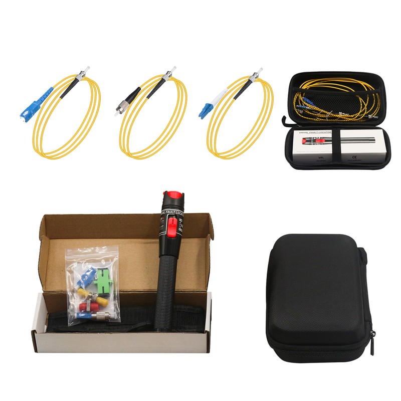 Xunsomten - Fiber Optic Cable Troubleshoot Kit, Testing Both Singlemode