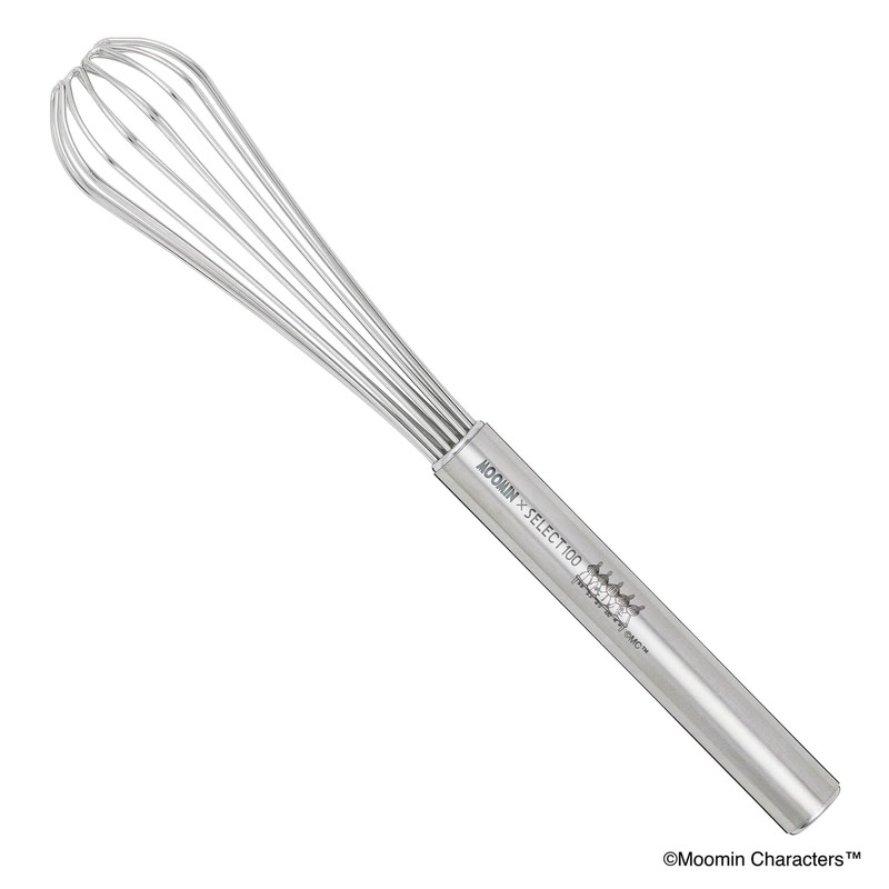 Kai DH3207 Moomin Whisk, Slim Whisk, Dishwasher Safe, Stainless Steel,
