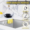 NiHome Clear Acrylic Kitchen Sink Sponge Holders 2PCS for Sponges,