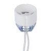 B&P Lamp® Porcelain GU10 Halogen Socket with 1/8IP Hickey, 12"