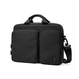 tomtoc A33 Slim 15-16 Inch Laptop Shoulder Bag for MacBook Air/Pro M4/M3, Briefcase with Accessory & Document Storage, Water-Resistant & Durable Recycled Fabric