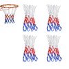 Pack of 4 Basketball Net, Professional Basketball Replacement Net, Weatherproof