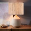 GOSO 13" Straw Boho Lamp Shade for Table Lamps Floor