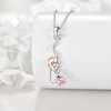 VONALA Ballerina/Cheerleader/Gymnastics 925 Sterling Silver Necklace Sports Pendant Jewellery Gifts