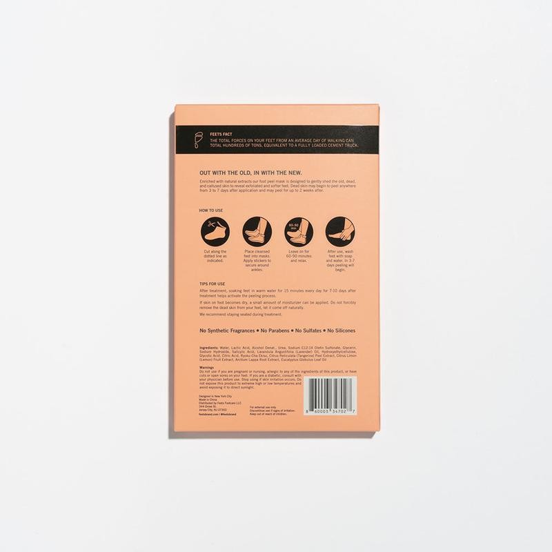 Foot Peel Mask - Pack Size: 2 Pairs Exfoliating Treatment