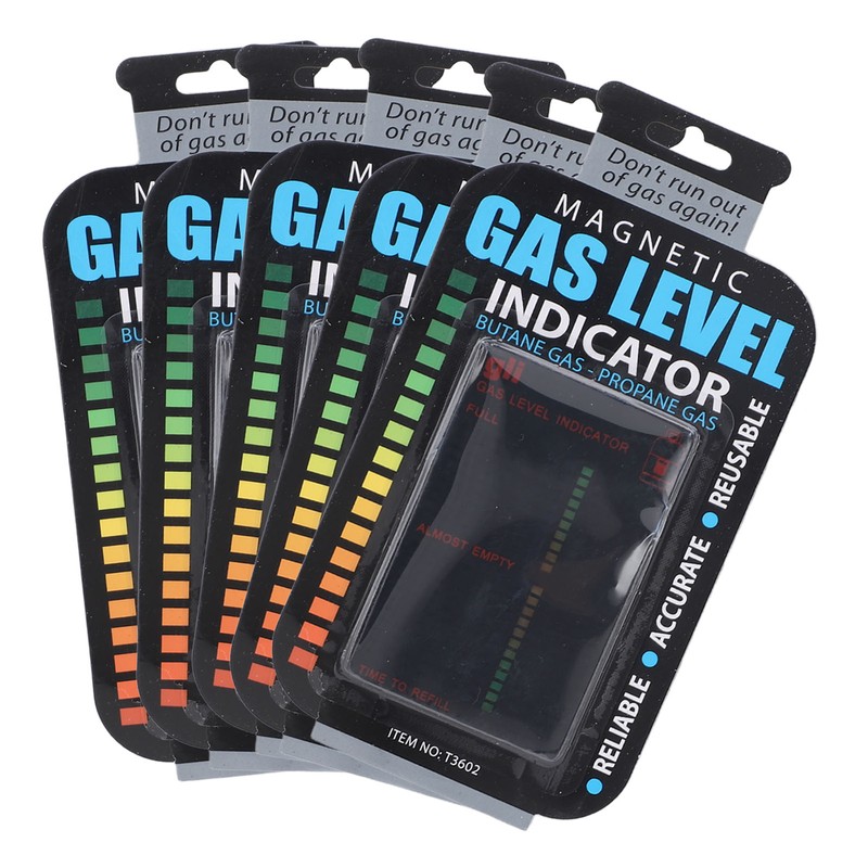 5pcs Gas Level Indicator Portable Magnetic Propane Fuel Level Indicators