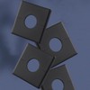 2 Pcs Plumbing Cover Plates, Square Shower Arm Flange Escutcheon