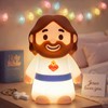 Caaaat Jesus Night Light for Kids, BPA-Free Silicone, 30-Min Timer