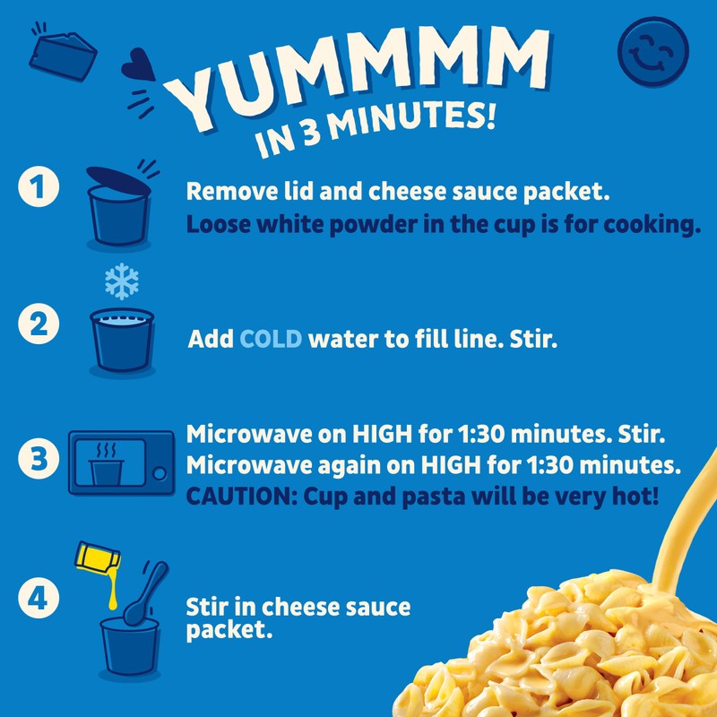 Annie's Microwavable Macaroni and Cheese Cups, Deluxe Rich and Creamy,
