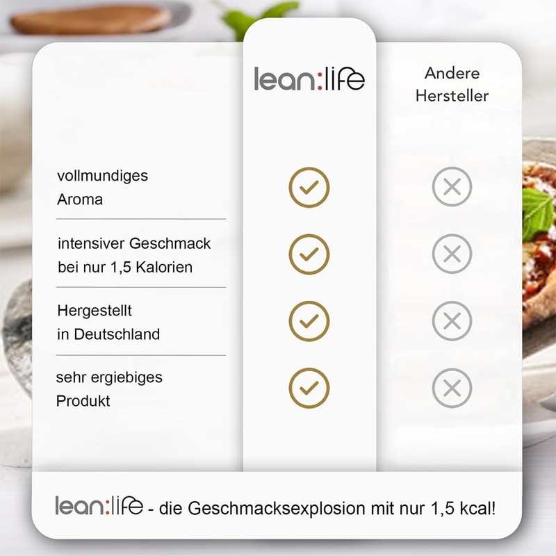 Lean:Life Flavour Drops, Aroma Drops, Vanilla, Vegan, Sugar-Free, Gluten Free,