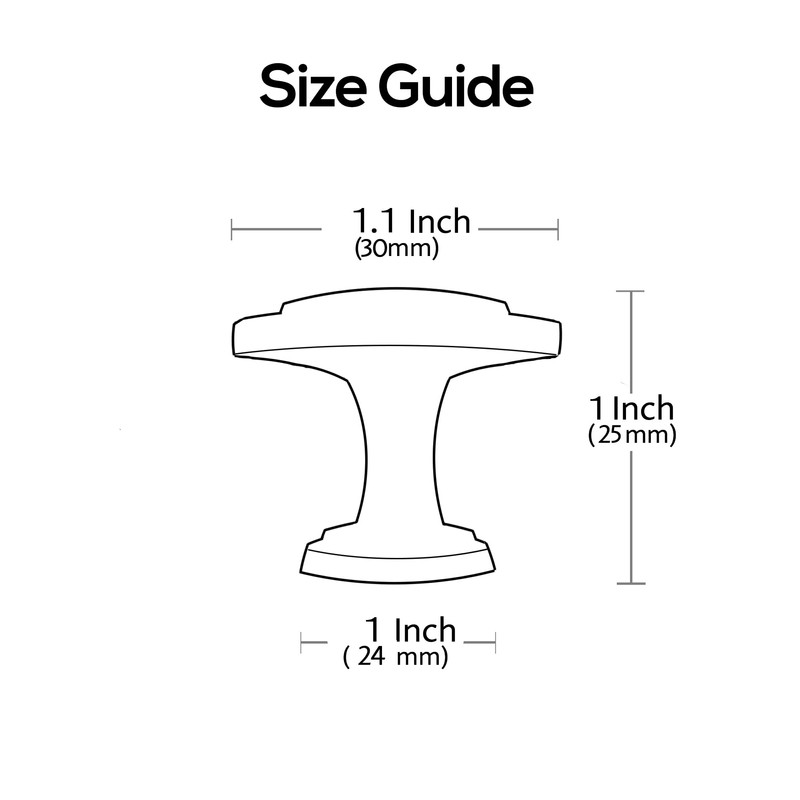 Alzassbg 10 Pack Brushed Satin Nickel Cabinet Knobs, 1.1 Inch(30mm)