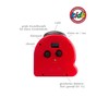 JACQUES FAREL HappySound Kinderwecker mit Melodie Soundwecker Rot mit Feuerwehr