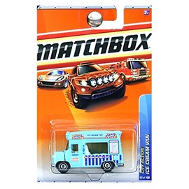 Matchbox 2010 Ice Cream Van (blue), City Action # 63/100, 1:64 Scale.