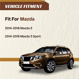 Chassora K750751 K750752 2PC Front Stabilizer Sway Bar End Link Fit for Mazda 2014 2015 2016 2017 2018 Mazda 3, 2014-2018 Mazda 3 Sport