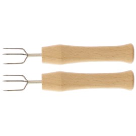 Teemando® 2 x jacket potato fork, holder for jacket potato or corn on the cob, potato picker