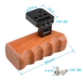 CAMVATE Wooden Grips for Panasonic Camera GH Series (1 Pair)