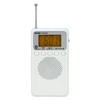 Kaito KA220W Pocket Digital AM/FM Radio with Alarm Clock &