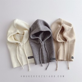 Kids' Korean Style Thick Winter Balaclava - One Size LF1900 (49-54) Gray 3ea