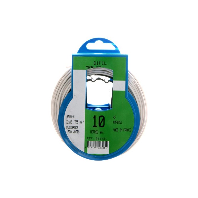 Profiplast PRP522721 Cable Coil 10 m HO3VHH 2 x 0.75