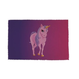 U24 Brillenputztuch Einhorn 7 bunt Fahne Flagge Glasreinigungstuch Microfasertuch