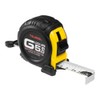 Tajima G6P30MY G-Lock Measuring Tape, Black/Yellow, 3 m x 16