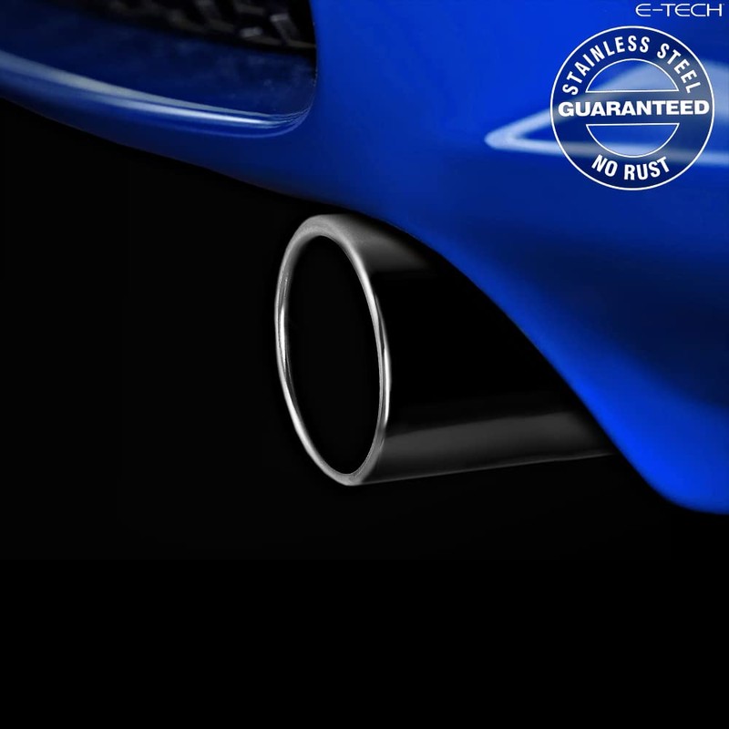 E-TECH Stainless Steel Drop Down Exhaust Tip