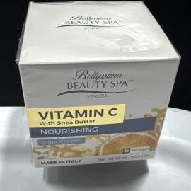 Bellyssima Beauty Spa VitaminC Shea Butter Nourishing Night Cream 1.7 Oz.(50ml)