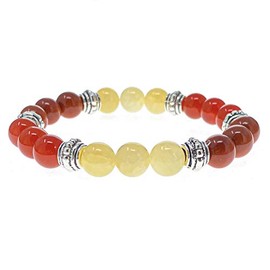 Mental Exhaustion 8mm Crystal Healing Gemstone Intention Bracelet