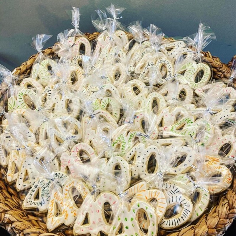 Sweet Prints Inc Number 40 Cookie Cutter - Dishwasher Safe