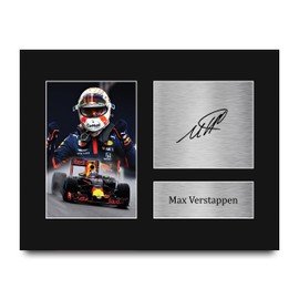 HWC Trading Max Verstappen Formula 1 Gifts Printed Signed Autograph Picture for F1 Formula 1 Racing Fans - US Letter Size