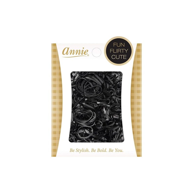 Annie Elastic Band 250ct Black
