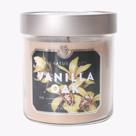 Signature Soy Lidded Vanilla Oak Scented Candle